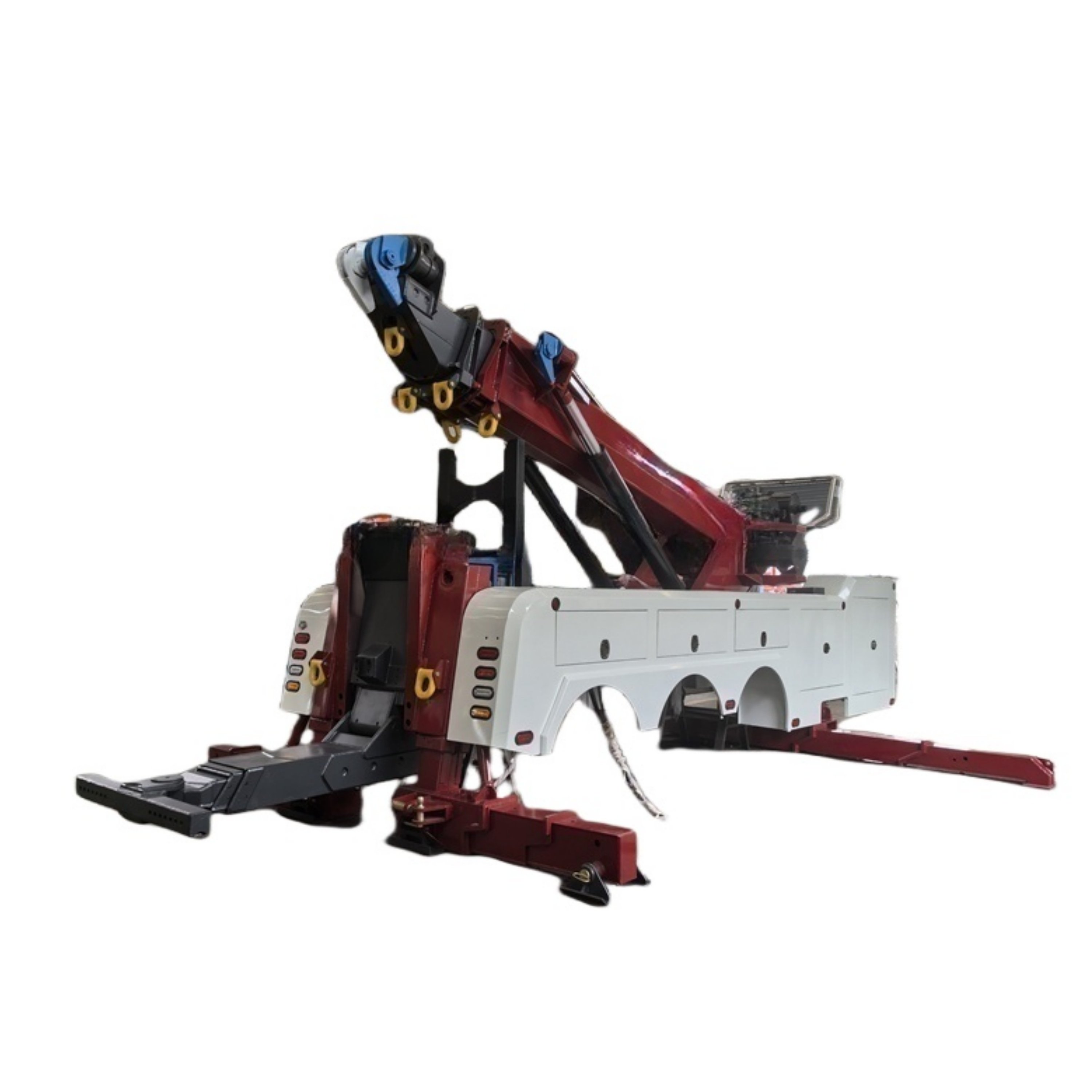 China Wrecker Factory Price Heavy Duty 60-70 Tons Rotator Wrecker Tow Truck Body Kit for USA Mexico Market